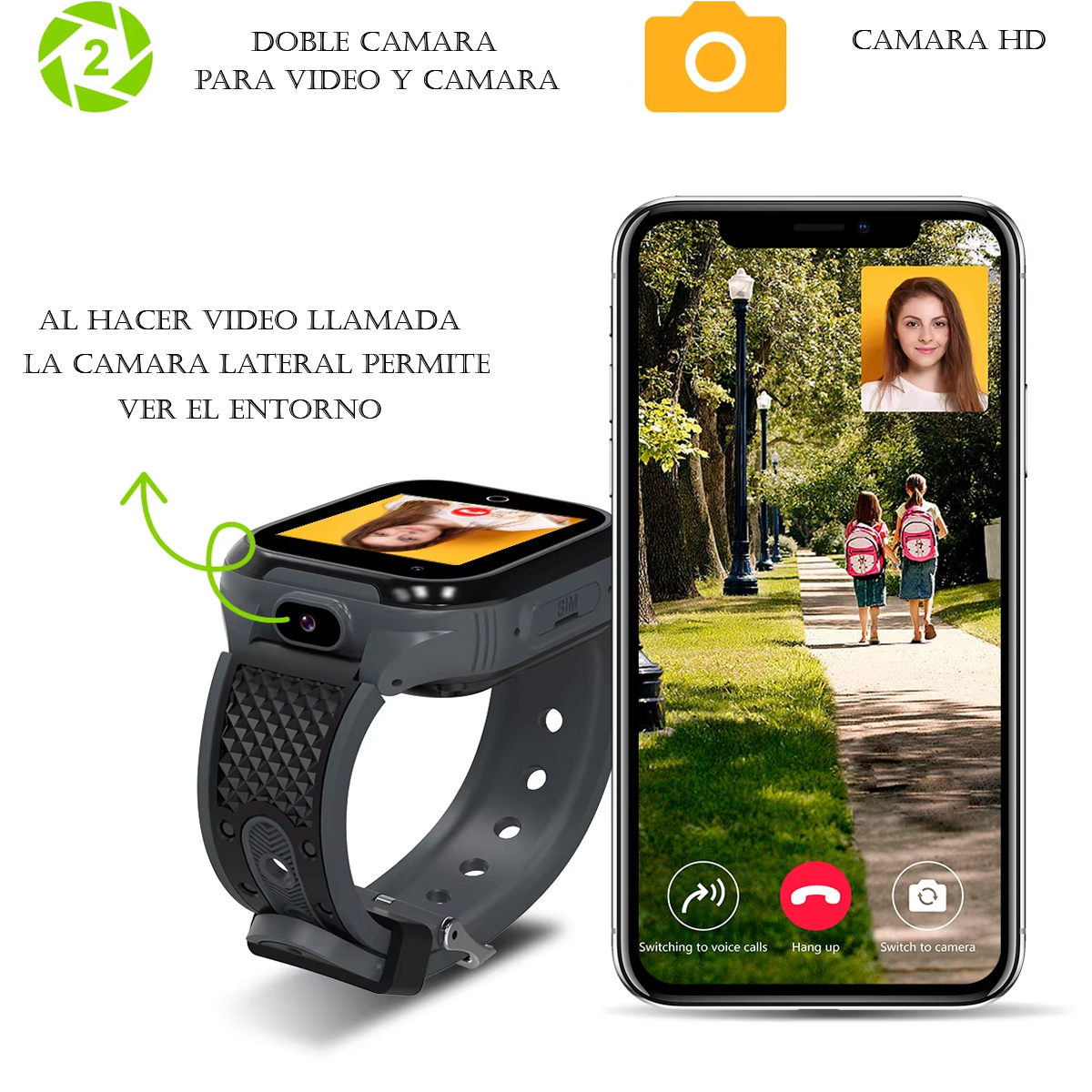 SMART WATCH CRIANÇA GPS AZUL - Imagen 9