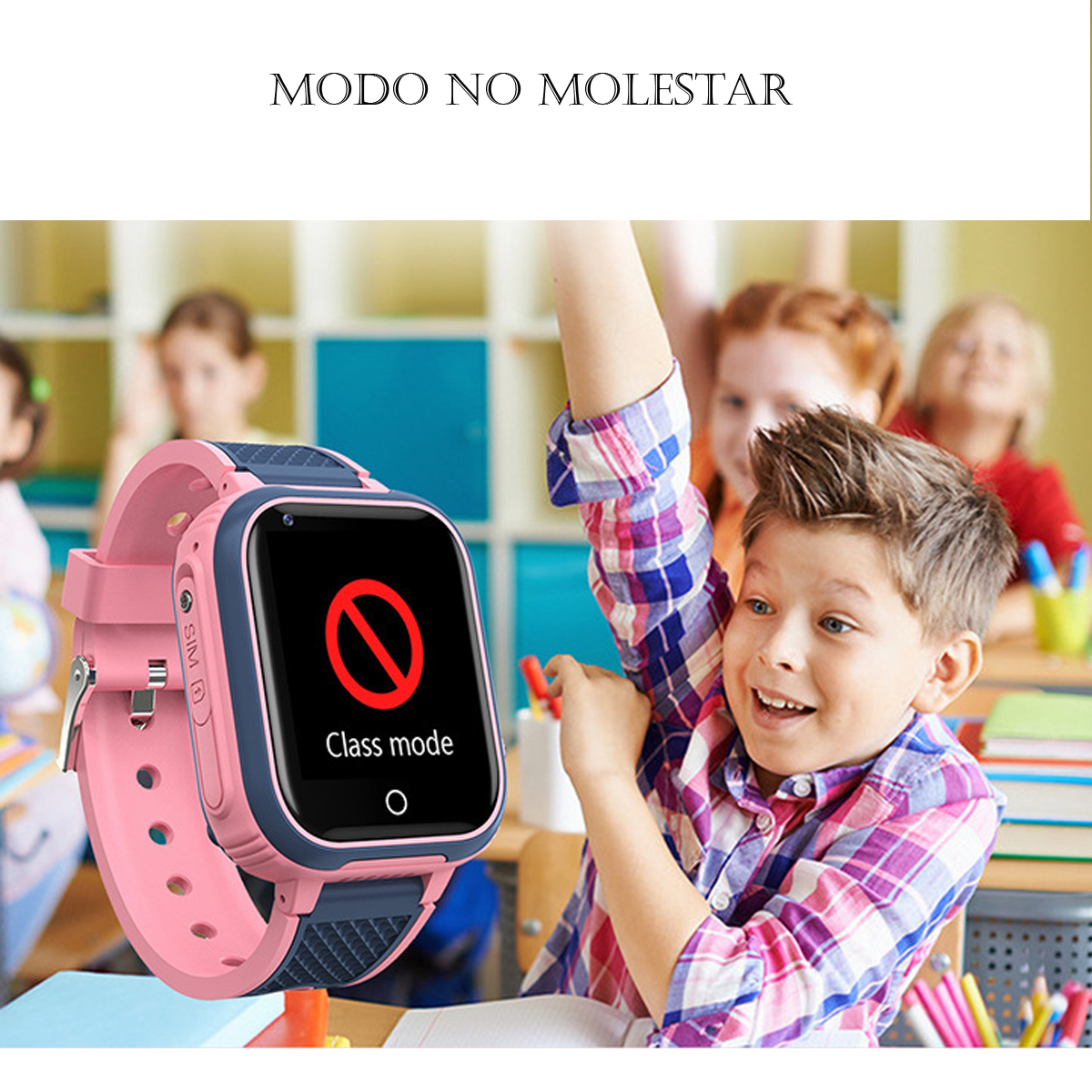 SMART WATCH CRIANÇA GPS AZUL - Imagen 6