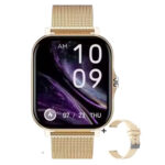 SMART WATCH BLUETOOTH DOURADO - BEIGE